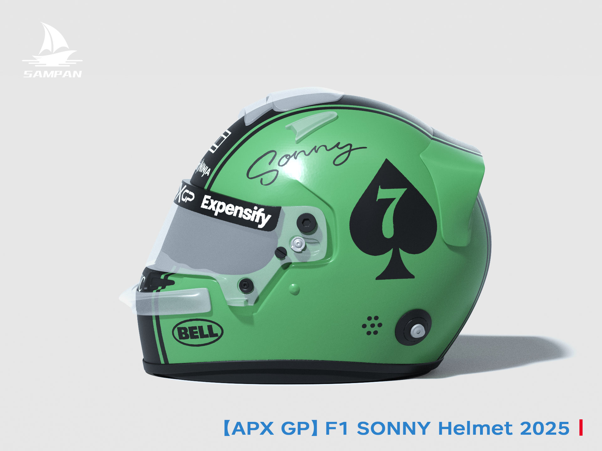 3Dプリント 【APXGP】《F1：激走レーシング》サニー・ヘイズ（ブラッド