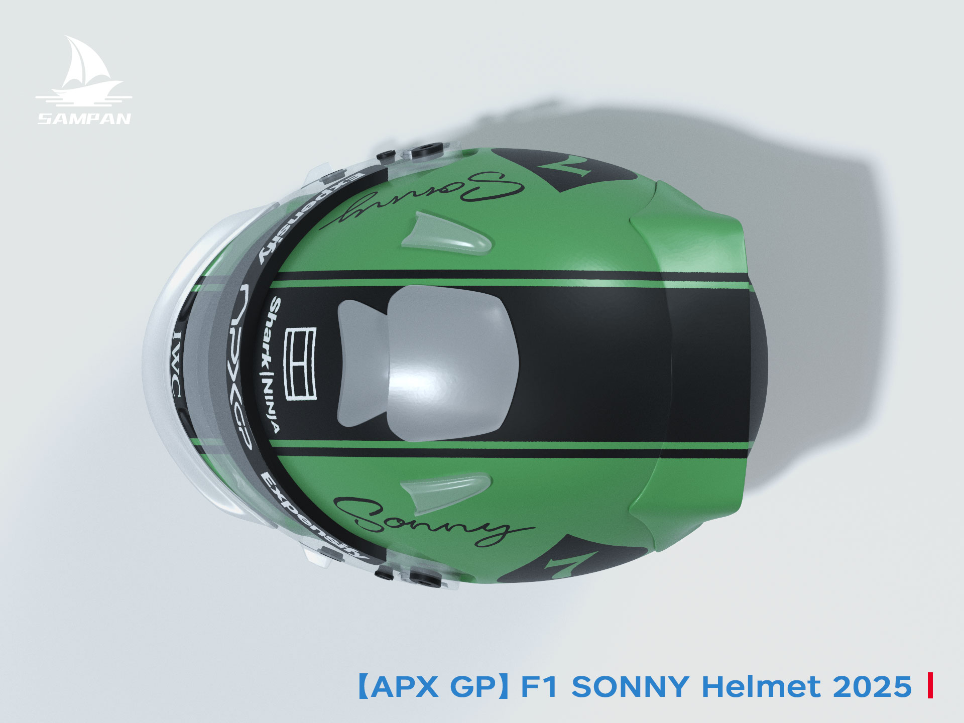 3Dプリント 【APXGP】《F1：激走レーシング》サニー・ヘイズ（ブラッド