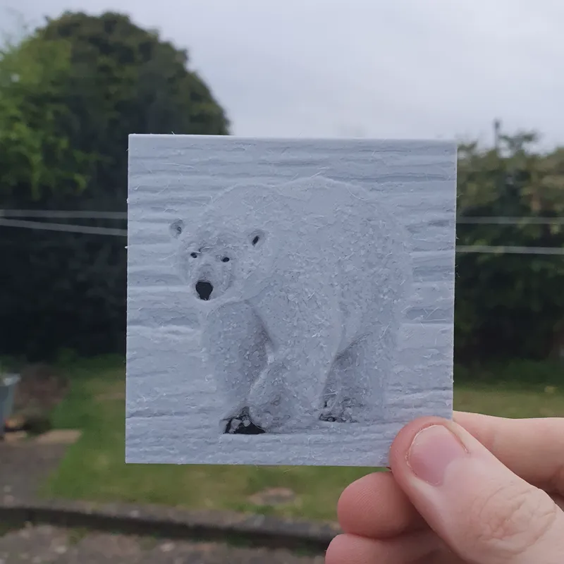 Polar bear - Hueforge
