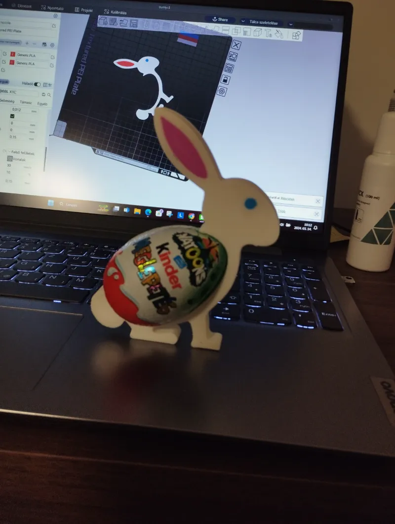 Bunny Tricolor Edd Holder Easter