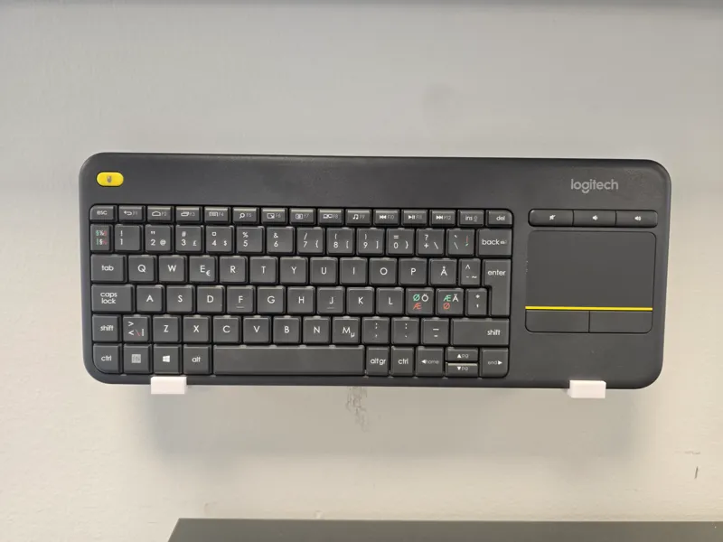 Logitech k400 wall bracket