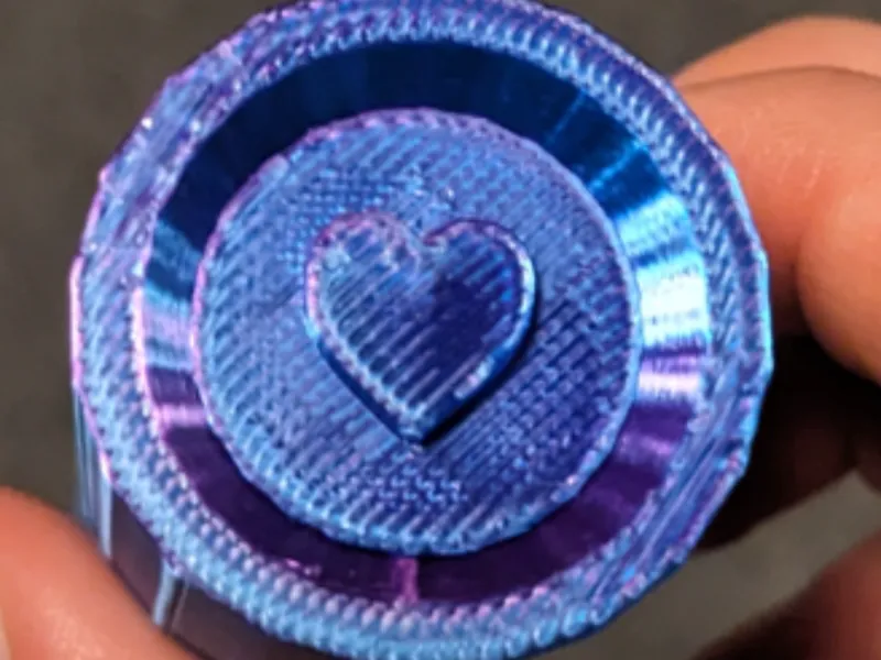 Heart clicker and spinner fidget
