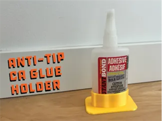 CA glue anti-tip holder