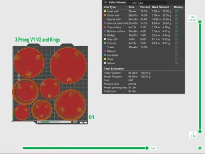 3 Prong V1 V2 & Rings by P-stov 