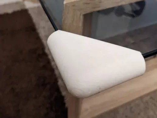 Kantenschutz für Glastische
