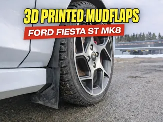 Ford Fiesta ST mk8 front mudflaps