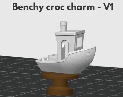 Benchy Croc Charm V1