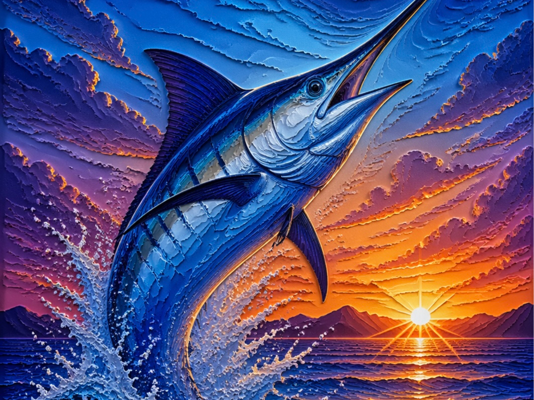 The jumpin' Marlin