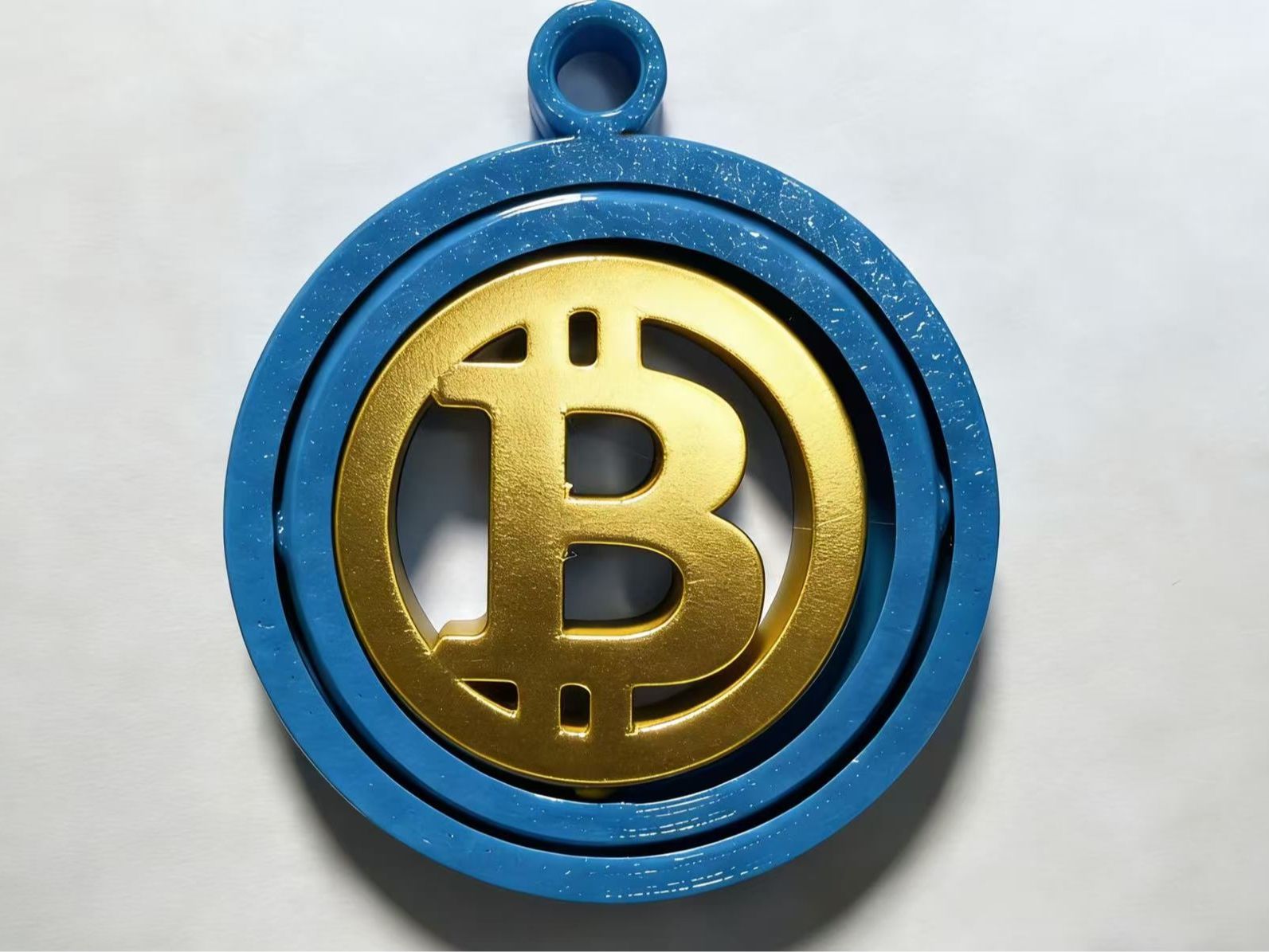 Miniatura 1 do modelo 3D 旋转的比特币-BTC