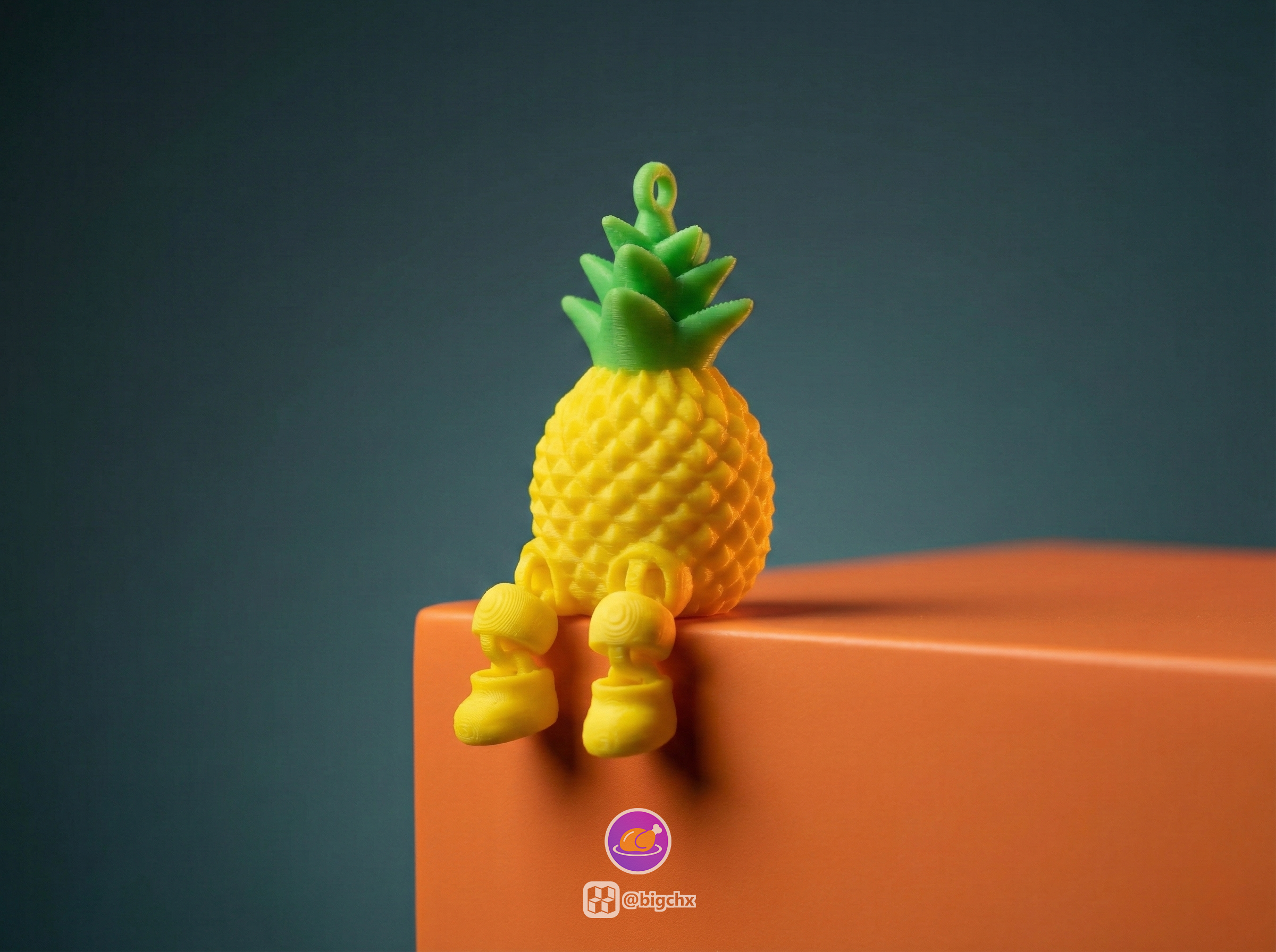 Miniatura 5 do modelo 3D Articulated Fruit Keychains