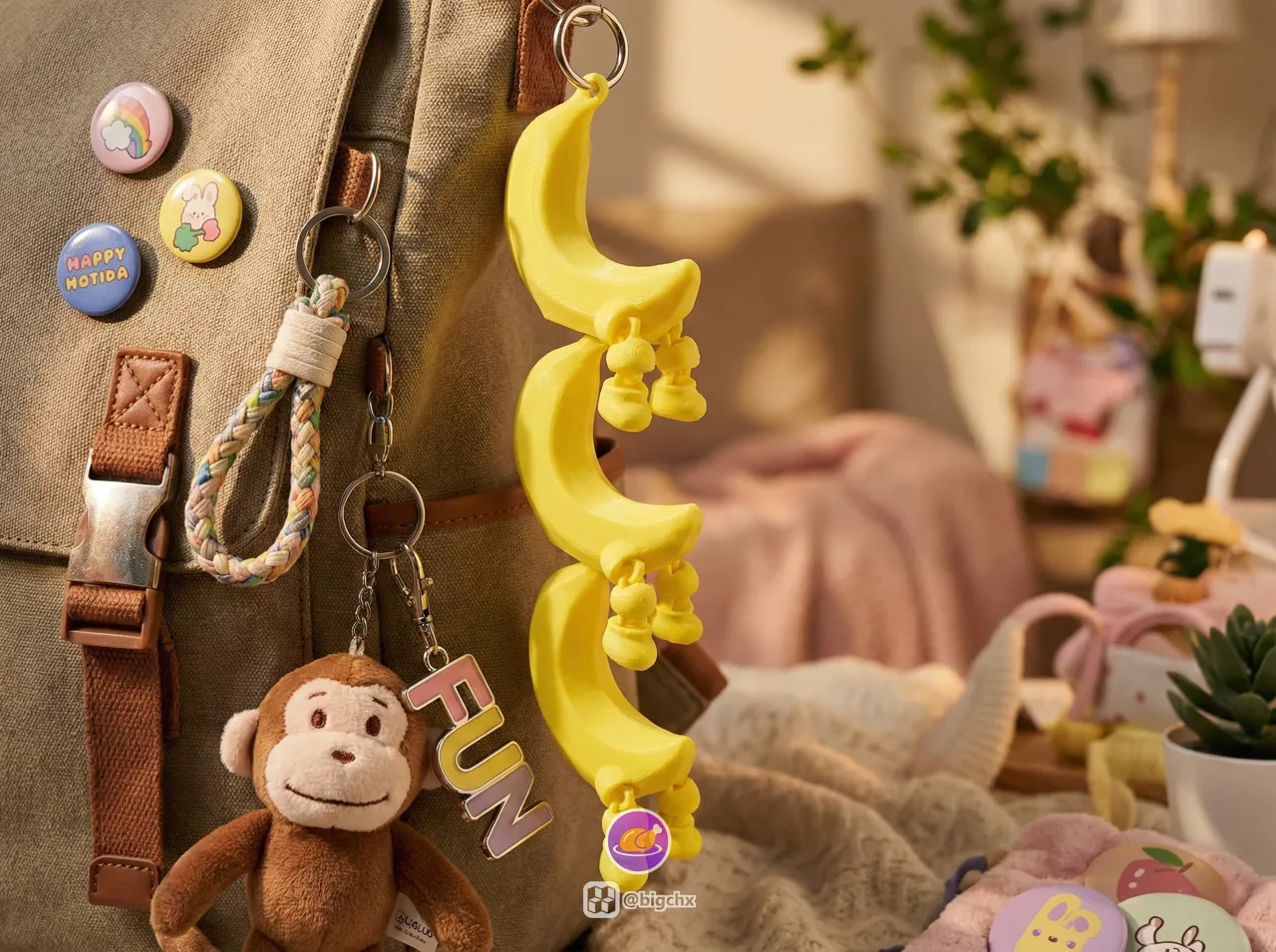 Articulated Fruit Keychains view 4