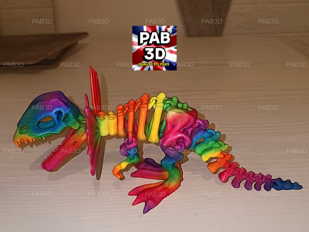 Articulated Dilophosaurus dinosaur
