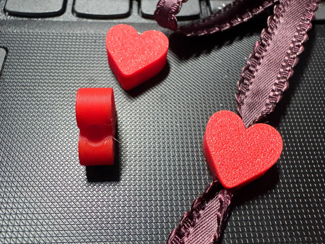 heart cord bead