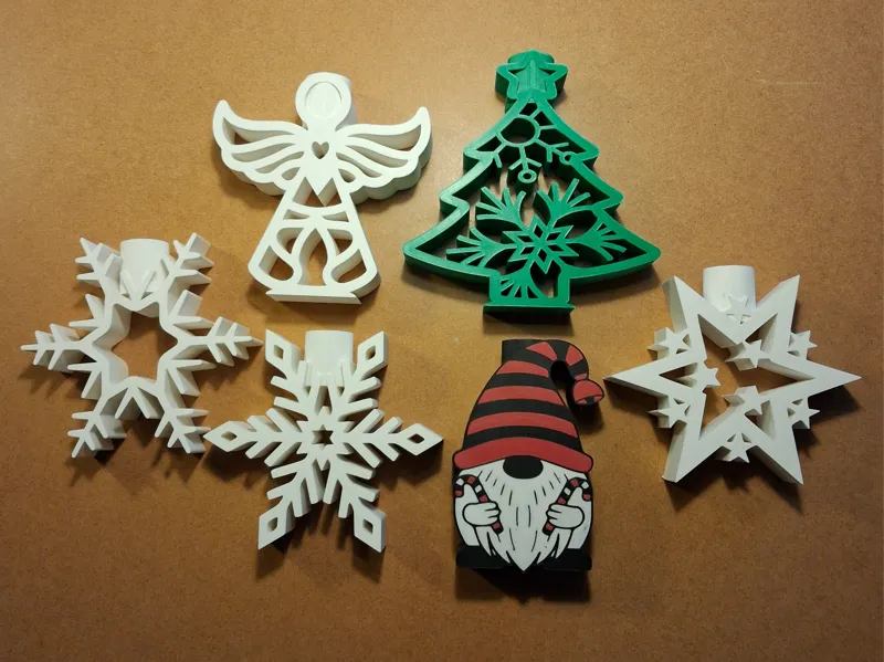 Christmas candlesticks