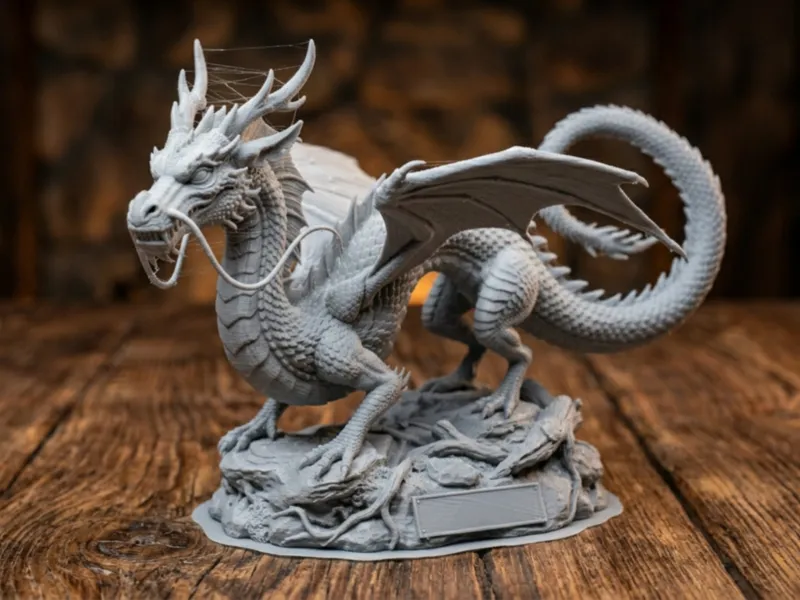 Majestic Wyvern - High Detail Artisan Sculpture