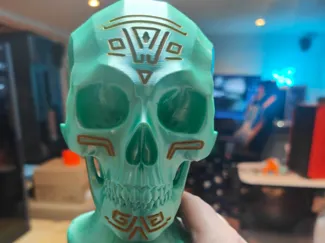 Crâne de cristal AZTEC HQ