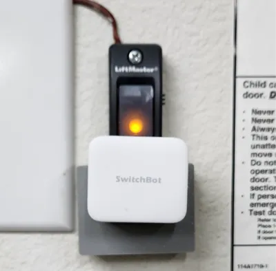 Switchbot Button Lift Master Garage Mount