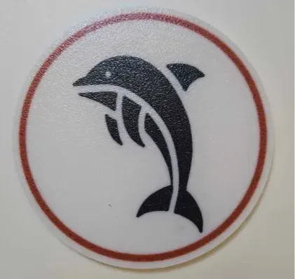 Cute Dolphin Coaster