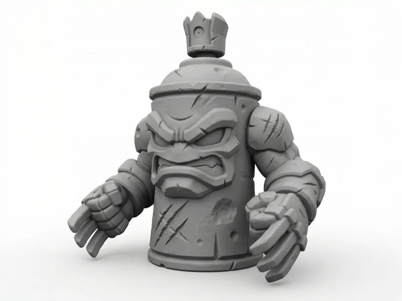 Wolverine Spray Can | Fan Art Graffiti Toy