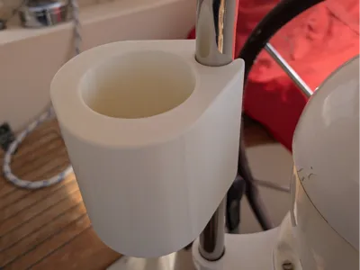 Cup holder for 1" (25.4 mm) pipe