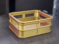 Boîte de rangement empilable façon caisse à bouteilles — photo 2