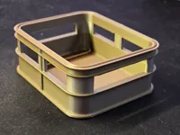 Boîte de rangement empilable façon caisse à bouteilles — photo 3