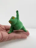 Фигурка Yoga frog за медитация и декорация