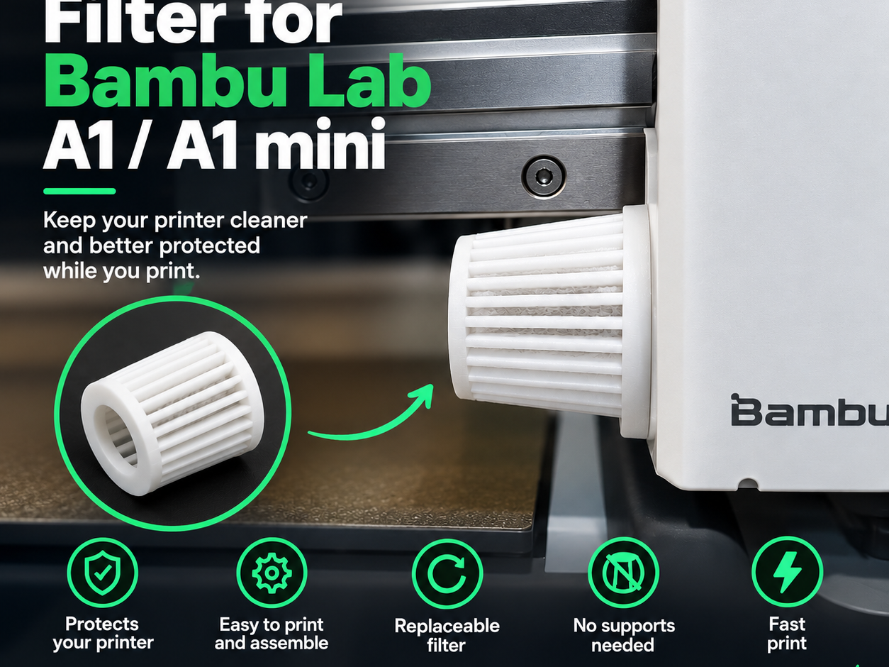 Filtro de aire bambulab a1 a1mini - 1