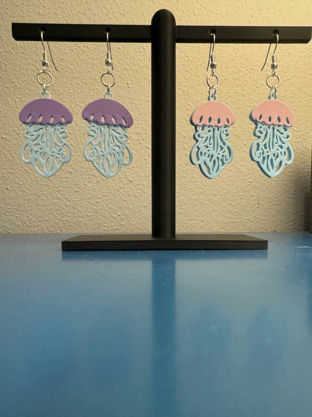 Cute Colorful Jellyfish Earrings – Miss Frizzle view 4