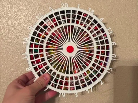 Dartboard Poop Display