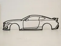 Plaque murale Ford Mustang Dark Horse — photo 2