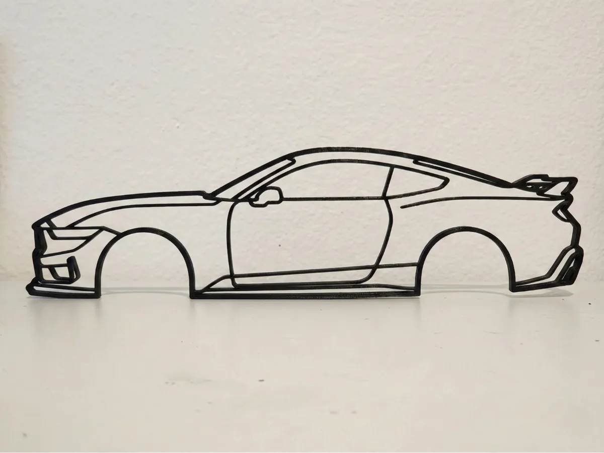 Plaque murale Ford Mustang Dark Horse