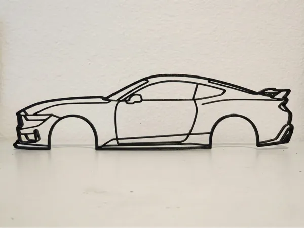 Plaque murale Ford Mustang Dark Horse
