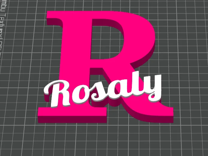 name Rosaly / nombre Rosaly