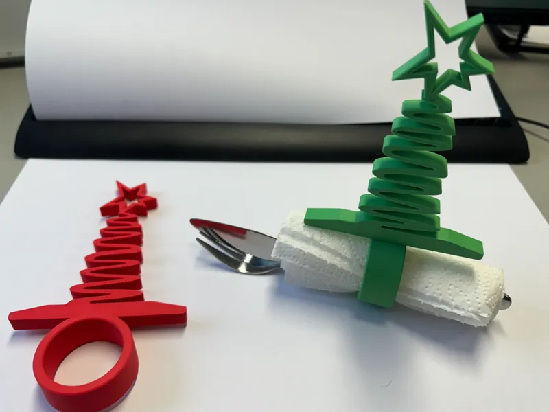 Weihnachtsbaum Serviettenhalter 2-teilig, drehbar