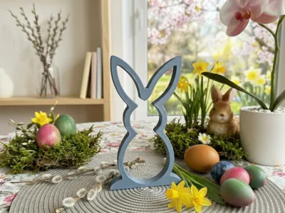 Bunny Outline - Easter Decor