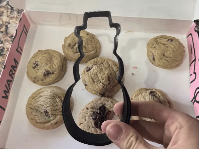 Snowman cookie cutter