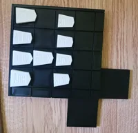 Plateau de shogi modulaire en quatre parties — photo 1