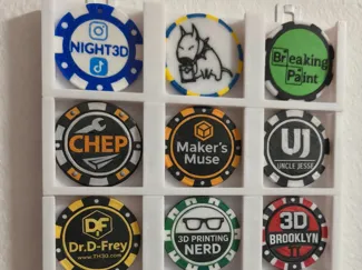 Expositor de Maker Chips de pared, ampliable