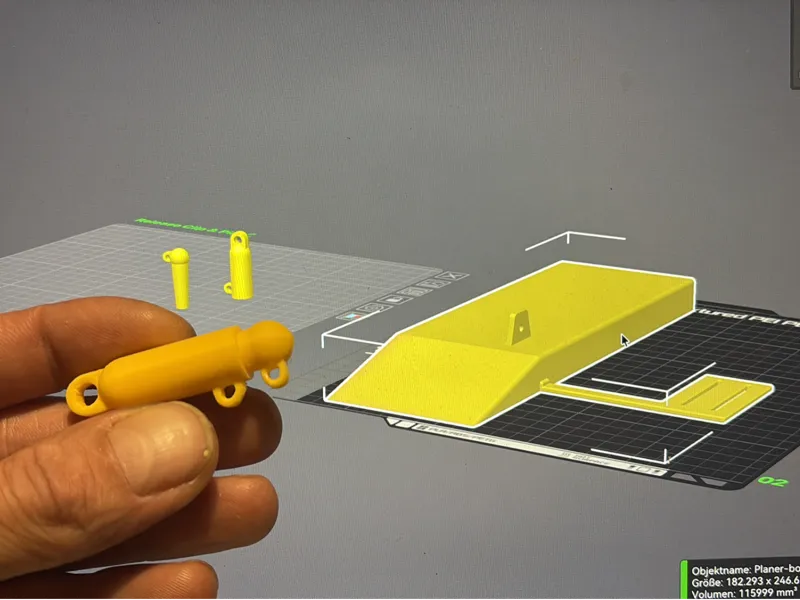 Sideplaner ReleaseClip, Pin, Planerboard - fishing