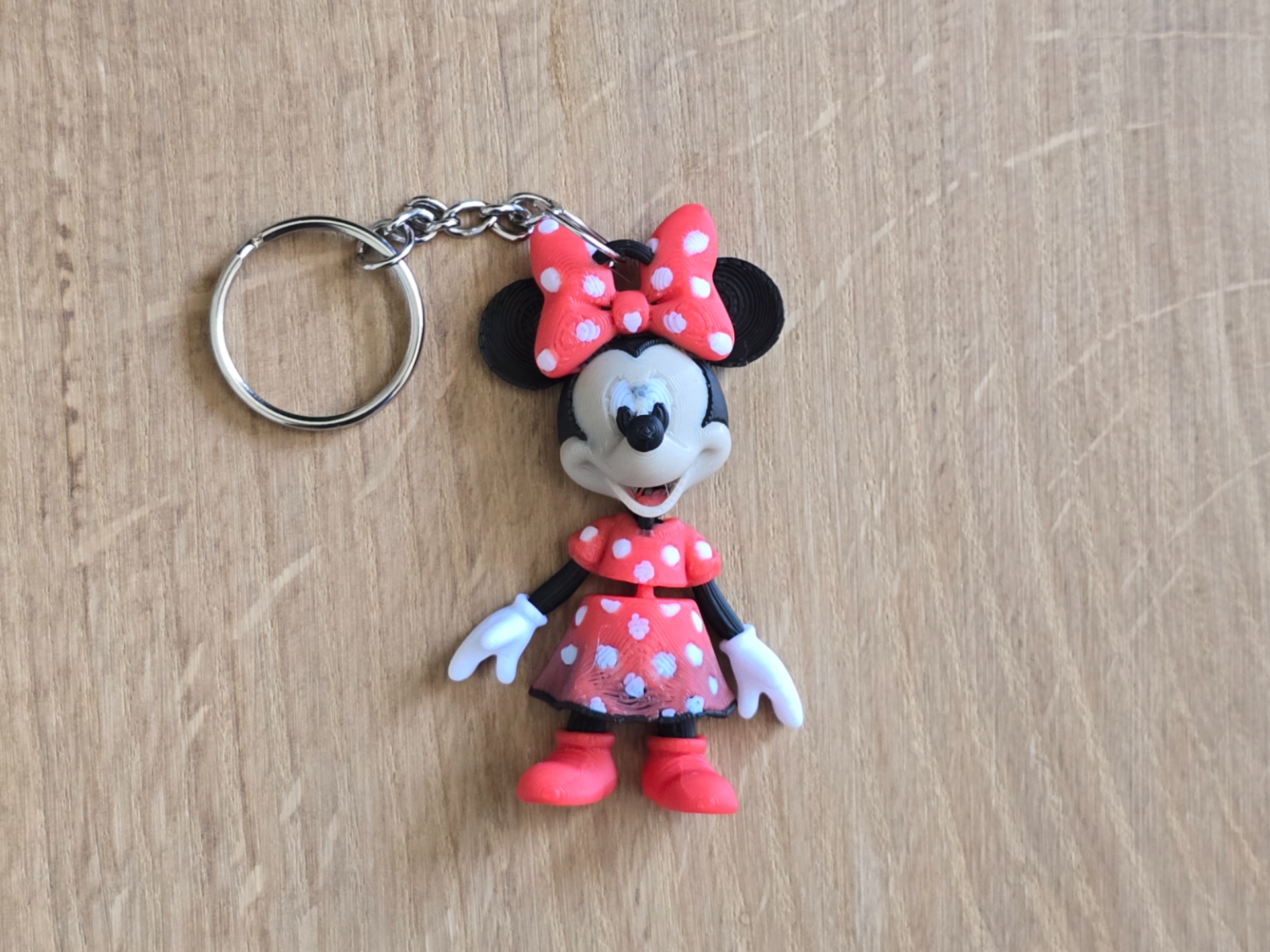 Minnie Mouse flexi keychain