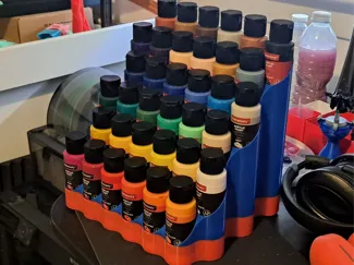 36x 60ml Paint bottle stand (34.5mm openings)