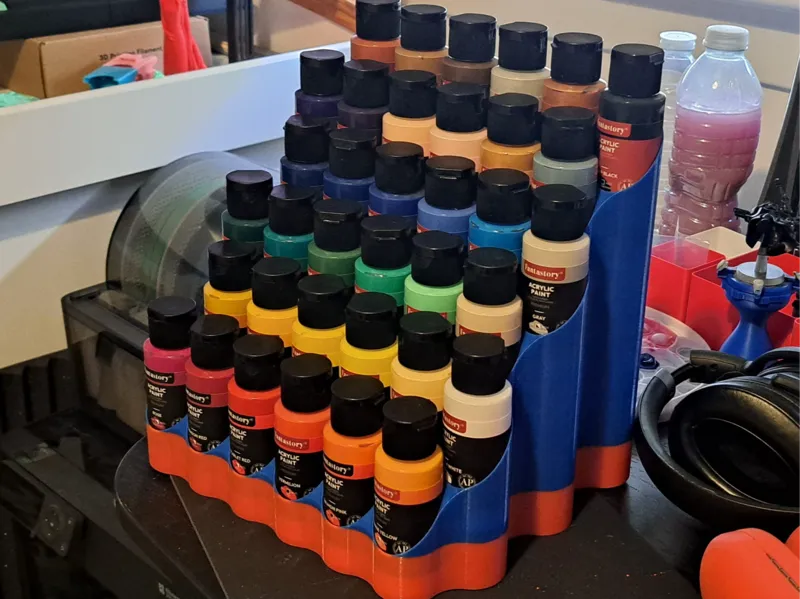 36x 60ml Paint bottle stand (34.5mm openings)