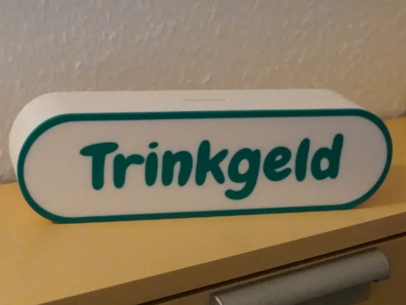 Spardoe - Trinkgeldkasse