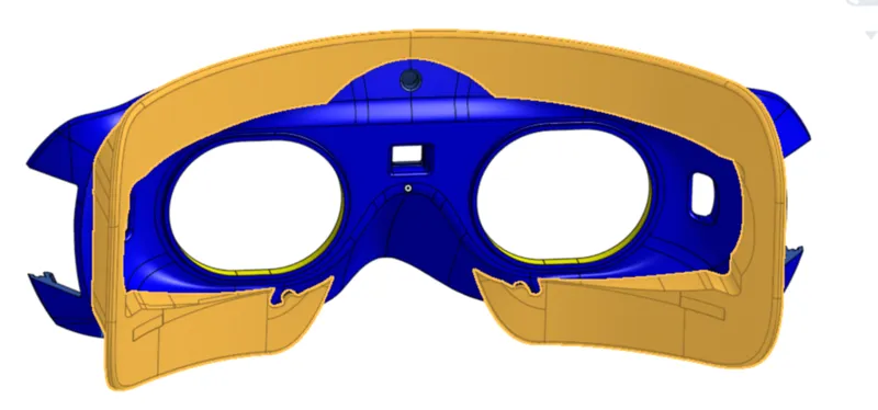 Walksnail Goggle X faceplate from HDZero Goggle