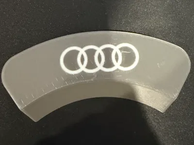 Audi Logo on Front Plate
