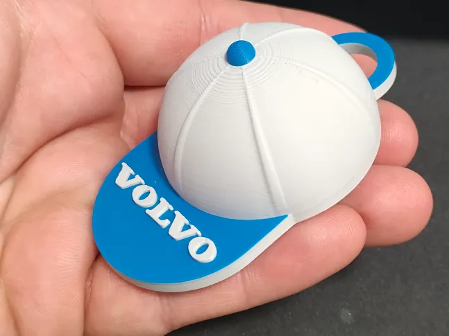 Volvo Cap Keychain
