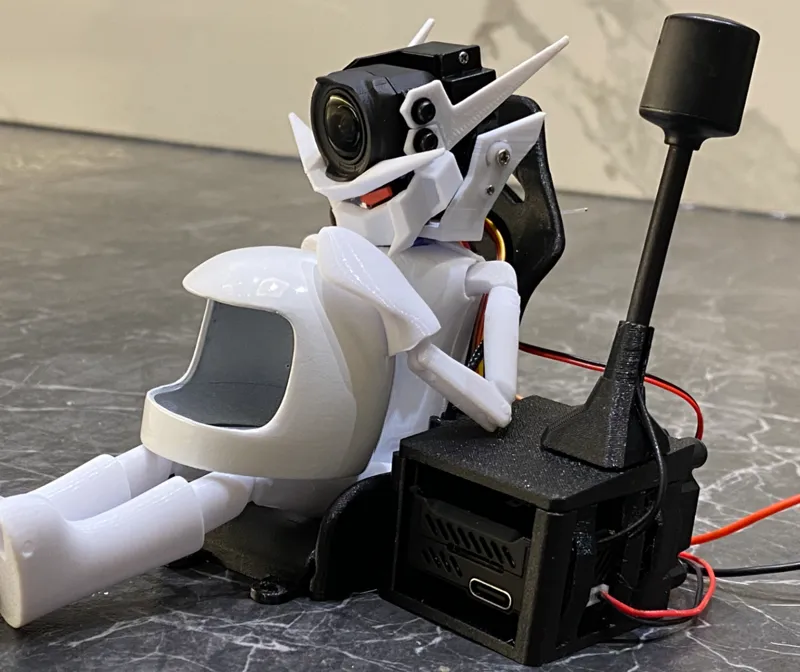 DJI O3 case with cooling fan
