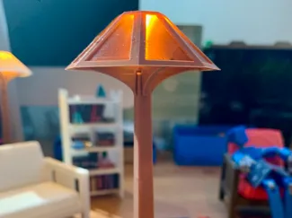 Mission/Craftsman Floor Lamp, 1:12