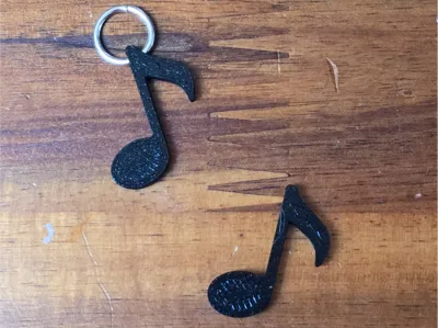 Musical Note Micro Print (2 min Print Time Each)